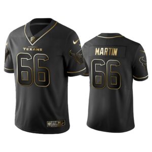 Men 2019 Golden Edition Vapor Untouchable Limited Houston Texans #66 Nick Martin Black Jersey