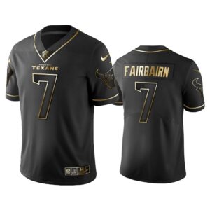 Men 2019 Golden Edition Vapor Untouchable Limited Houston Texans #7 Ka'imi Fairbairn Black Jersey