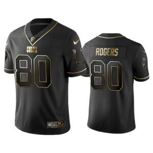 Men 2019 Golden Edition Vapor Untouchable Limited Indianapolis Colts #80 Chester Rogers Black Jersey