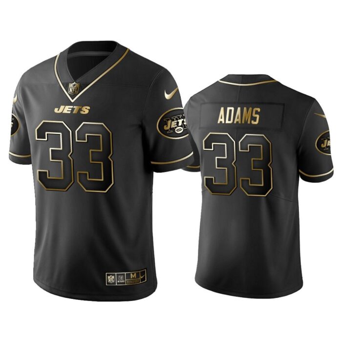 Men 2019 Golden Edition Vapor Untouchable Limited New York Jets #33 Jamal Adams Black Jersey