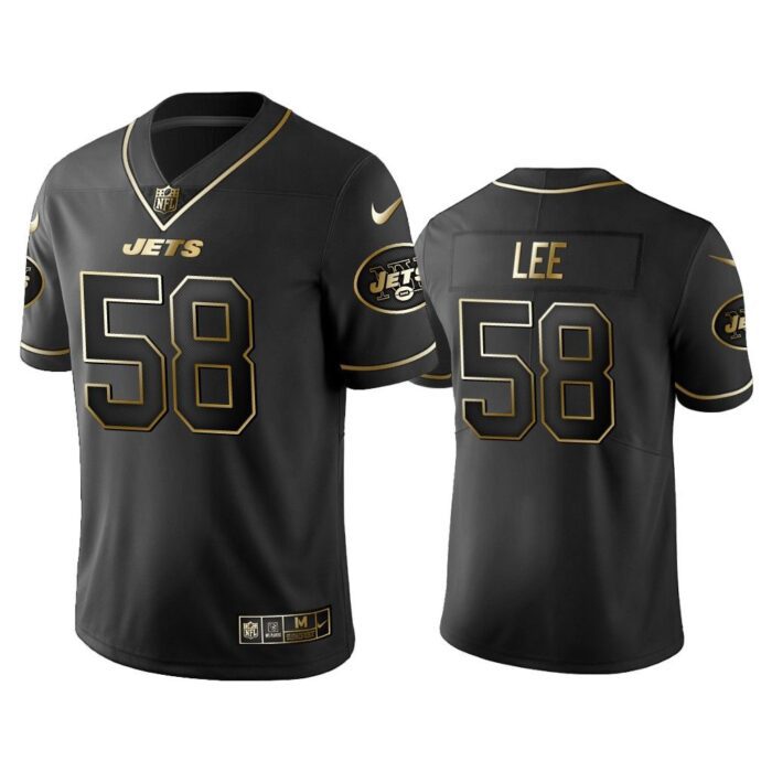 Men 2019 Golden Edition Vapor Untouchable Limited New York Jets #58 Darron Lee Black Jersey