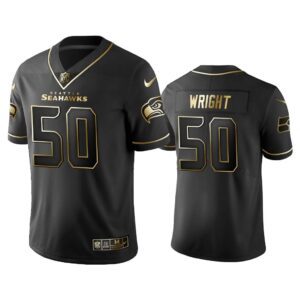 Men 2019 Golden Edition Vapor Untouchable Limited Seattle Seahawks #50 K.J. Wright Black Jersey