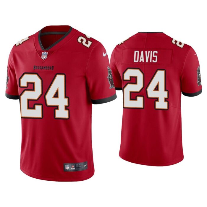 Men 2020 Carlton Davis Tampa Bay Buccaneers Red Vapor Limited Jersey