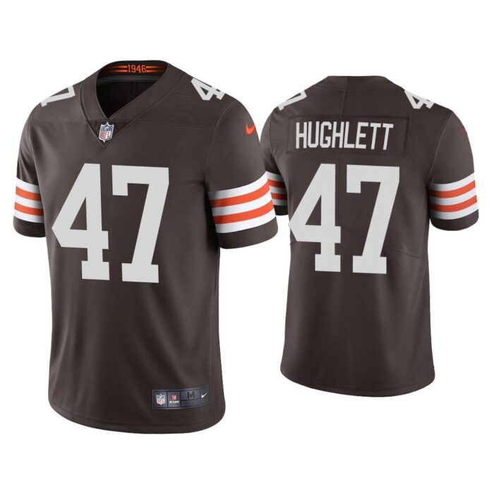 Men 2020 Charley Hughlett Cleveland Browns Brown Vapor Limited Jersey