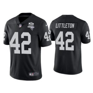 Men 2020 Cory Littleton Las Vegas Raiders Black Inaugural Season Vapor Limited Jersey