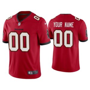 Men 2020 Custom Tampa Bay Buccaneers Red Vapor Limited Jersey