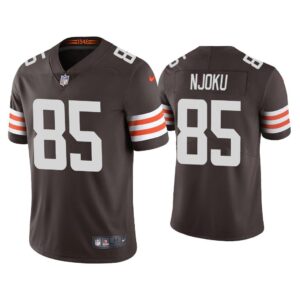 Men 2020 David Njoku Cleveland Browns Brown Vapor Limited Jersey