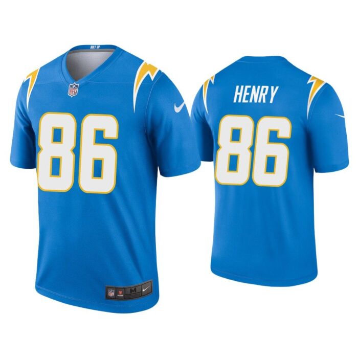 Men 2020 Hunter Henry Los Angeles Chargers Powder Blue Legend Jersey