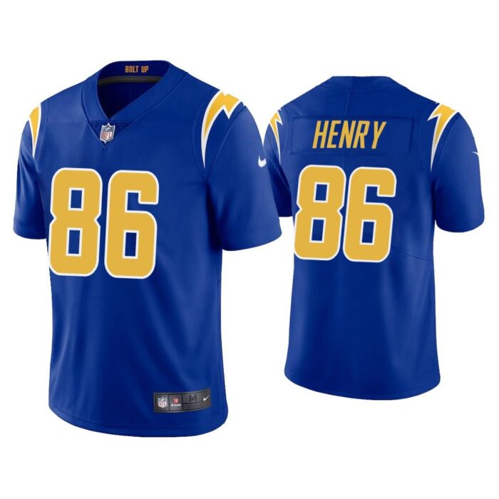 Men 2020 Hunter Henry Los Angeles Chargers Royal 2nd Alternate Vapor Limited Jersey