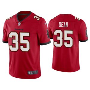 Men 2020 Jamel Dean Tampa Bay Buccaneers Red Vapor Limited Jersey