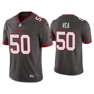 Men 2020 Vita Vea Tampa Bay Buccaneers Pewter Vapor Limited Jersey