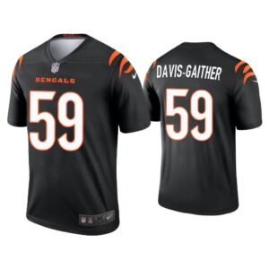 Men 2021 Akeem Davis-Gaither Cincinnati Bengals Black Legend Jersey