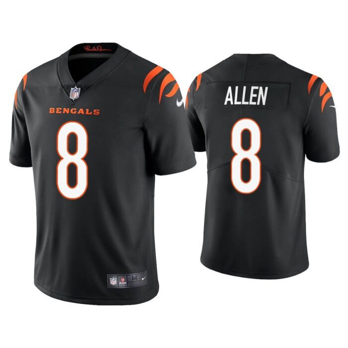 Men 2021 Brandon Allen Cincinnati Bengals Black Vapor Limited Jersey