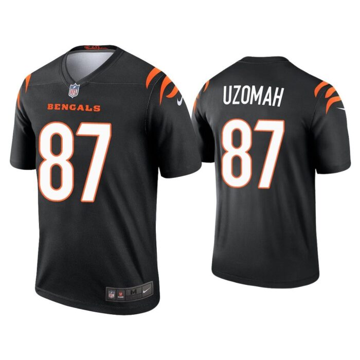 Men 2021 C.J. Uzomah Cincinnati Bengals Black Legend Jersey