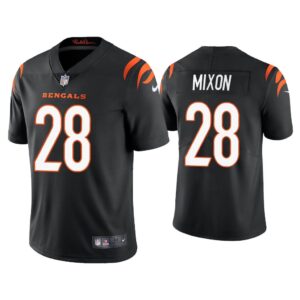 Men 2021 Joe Mixon Cincinnati Bengals Black Vapor Limited Jersey