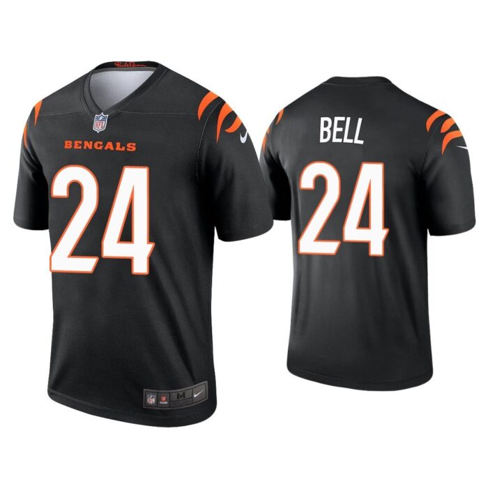 Men 2021 Vonn Bell Cincinnati Bengals Black Legend Jersey