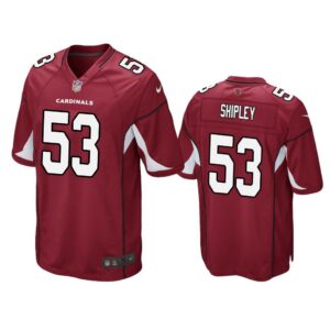 Men A. Q. Shipley #53 Arizona Cardinals Cardinal Game Jersey