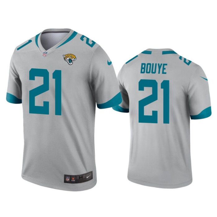 Men A.J. Bouye Jacksonville Jaguars Silver Inverted Legend Jersey