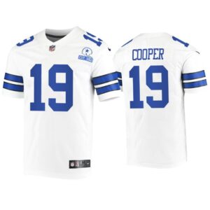 Men Amari Cooper Dallas Cowboys White 60th Season Vintage Jersey