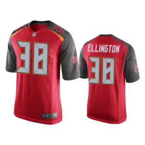 Men Andre Ellington #38 Tampa Bay Buccaneers Red Game Jersey