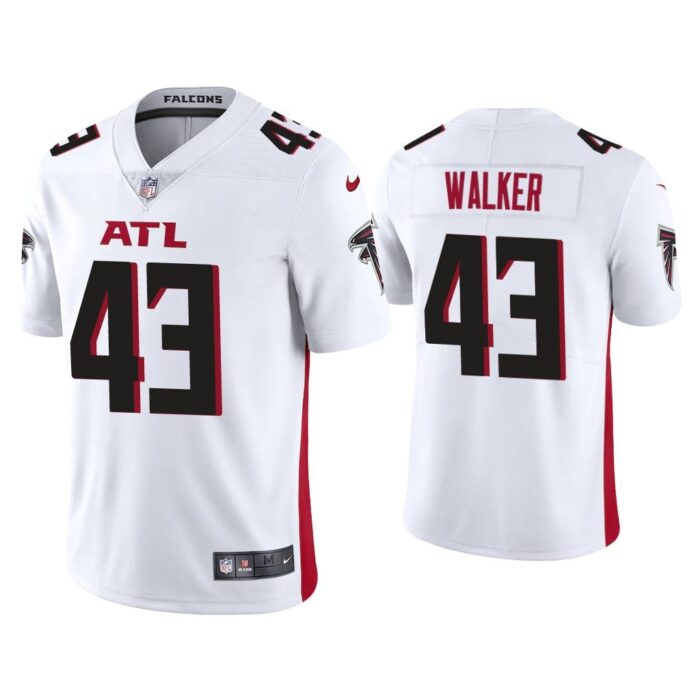 Men Atlanta Falcons Mykal Walker Vapor Limited White Jersey