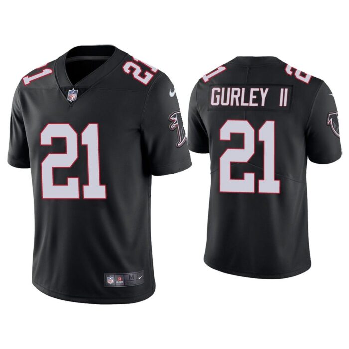 Men Atlanta Falcons Todd Gurley Vapor Limited Black Jersey