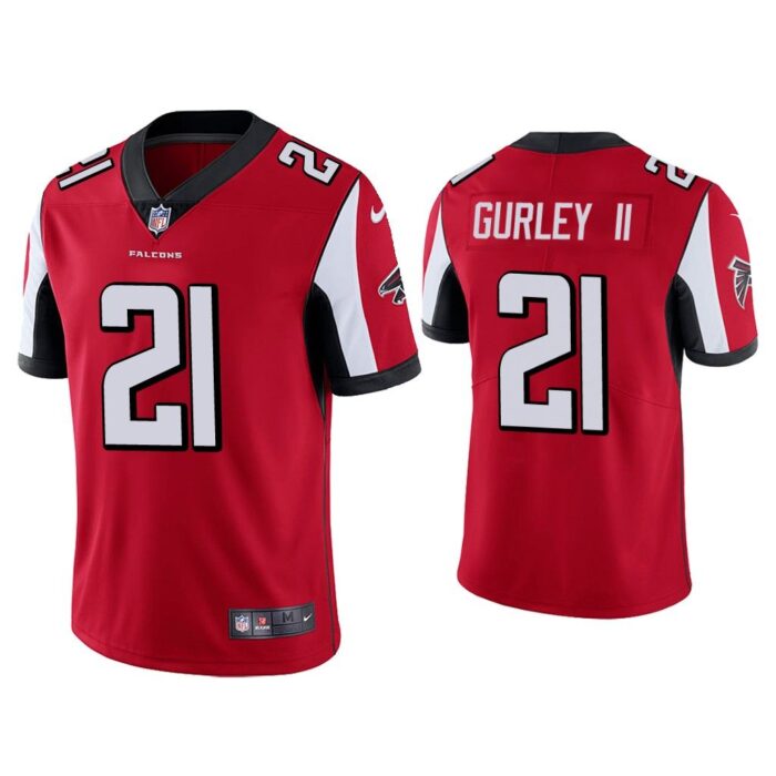 Men Atlanta Falcons Todd Gurley Vapor Limited Red Jersey