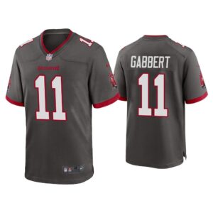 Men Blaine Gabbert Tampa Bay Buccaneers Pewter Alternate Game Jersey