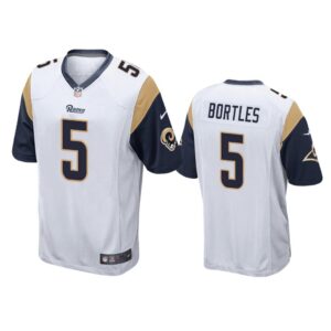 Men Blake Bortles #5 Los Angeles Rams White Game Jersey