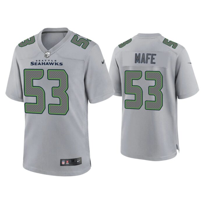 Men Boye Mafe Seattle Seahawks Gray Atmosphere Fashion Game Jersey