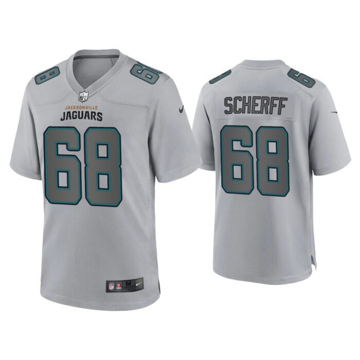 Men Brandon Scherff Jacksonville Jaguars Gray Atmosphere Fashion Game Jersey