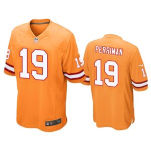 Men Breshad Perriman #19 Tampa Bay Buccaneers Orange Game Jersey