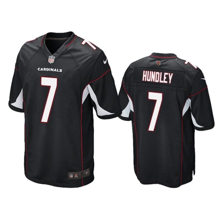 Men Brett Hundley #7 Arizona Cardinals Black Alternate Game Jersey