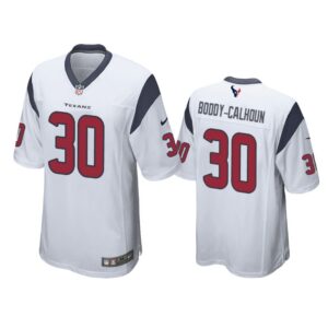 Men Briean Boddy-Calhoun Houston Texans White Game Jersey