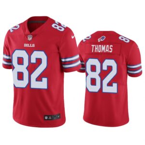 Men Buffalo Bills Logan Thomas #82 Red Color Rush Limited Jersey