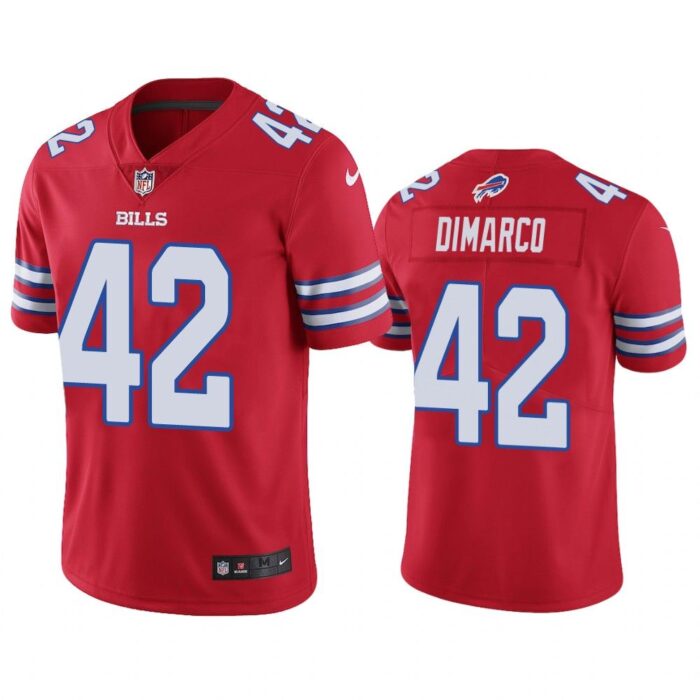 Men Buffalo Bills Patrick DiMarco #42 Red Color Rush Limited Jersey