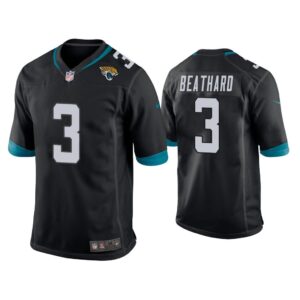 Men C.J. Beathard Jacksonville Jaguars Black Game Jersey