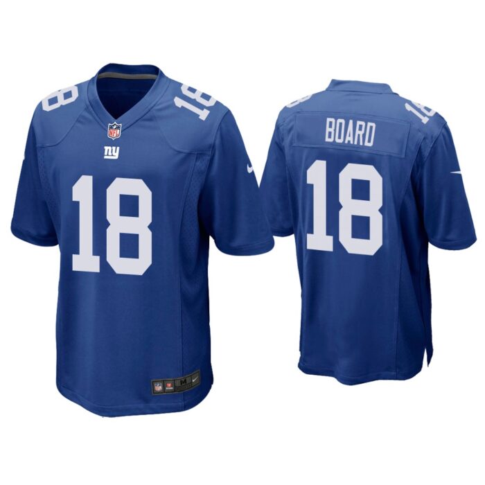 Men C.J. Board New York Giants Royal Game Jersey