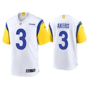 Men Cam Akers Los Angeles Rams White Alternate Game Jersey