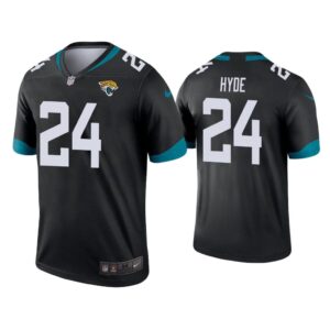 Men Carlos Hyde Jacksonville Jaguars Black Legend Jersey