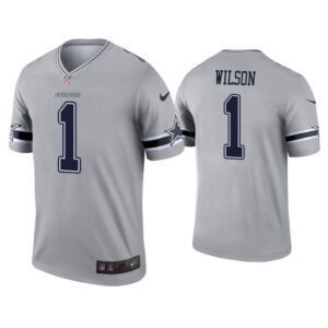 Men Cedrick Wilson Dallas Cowboys Gray Inverted Legend Jersey