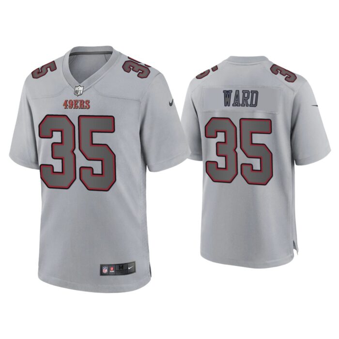 Men Charvarius Ward San Francisco 49ers Gray Atmosphere Fashion Game Jersey