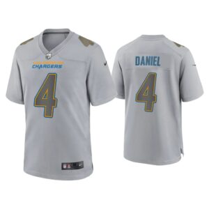 Men Chase Daniel Los Angeles Chargers Gray Atmosphere Fashion Game Jersey