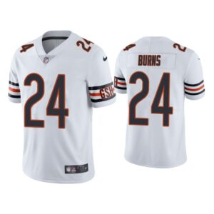 Men Chicago Bears Artie Burns Vapor Limited White Jersey