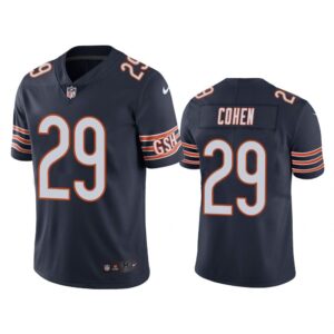 Men Chicago Bears Tarik Cohen #29 Navy Color Rush Limited Jersey