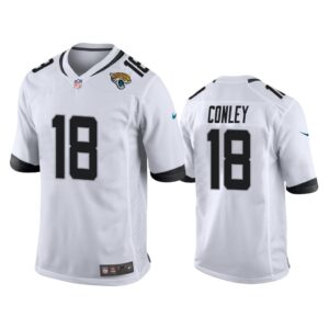 Men Chris Conley #18 Jacksonville Jaguars White Game Jersey