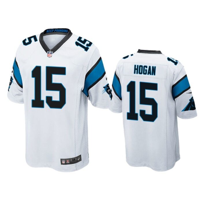 Men Chris Hogan #15 Carolina Panthers White Game Jersey