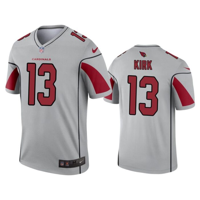 Men Christian Kirk Arizona Cardinals Silver Inverted Legend Jersey