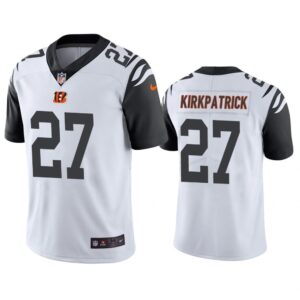 Men Cincinnati Bengals Dre Kirkpatrick #27 White Color Rush Limited Jersey