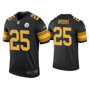 Men Color Rush Legend Antoine Brooks Pittsburgh Steelers Black Jersey